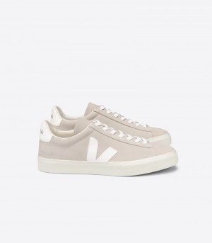 Veja Campo Nubuck Sneakers Dam Beige Vita | R6XY7S