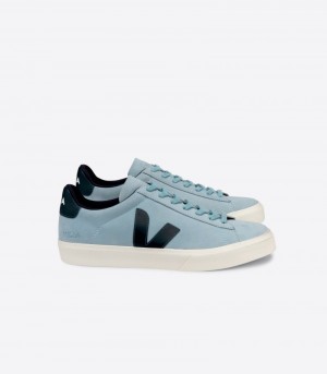 Veja Campo Nubuck Sneakers Dam Blå Marinblå | D4O7N5