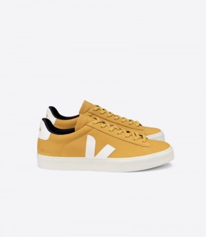 Veja Campo Nubuck Sneakers Dam Gula Vita | TP8RX7