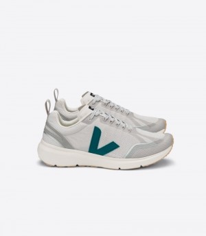 Veja Condor 2 Alveomesh Sneakers Herr Ljusgrå Gröna | SZ2BFE