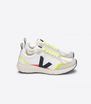 Veja Condor 2 Alveomesh Sneakers Herr Vita Marinblå Gula | QUJ5FM