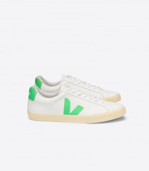 Veja Esplar Chromefree Sneakers Herr Vita Gröna | AWW-4613