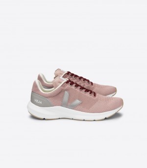 Veja Marlin Lt V Knit Sneakers Dam Rosa Silver | QUFJLY