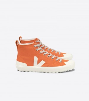 Veja Nova Ht Canvas Sneakers Dam Orange Vita | ZEJ-0032