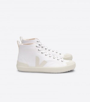 Veja Nova Ht Canvas Sneakers Dam Vita Ljusgrå | RTI-0721