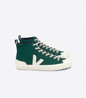 Veja Nova Ht Canvas Sneakers Herr Gröna Vita | WAI-1043