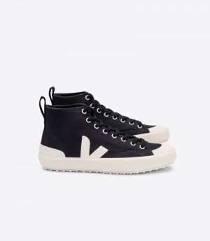 Veja Nova Ht Canvas Sneakers Herr Svarta Vita | ESN-7166