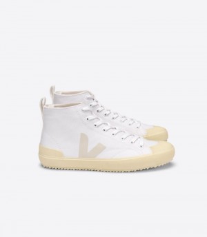Veja Nova Ht Canvas Sneakers Herr Vita Beige | RWP-8395