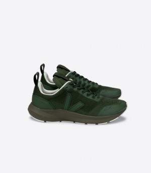 Veja Performance Runner V-knit Veja X Rick Owens Sneakers Herr Mörkgröna | 40NCCJ