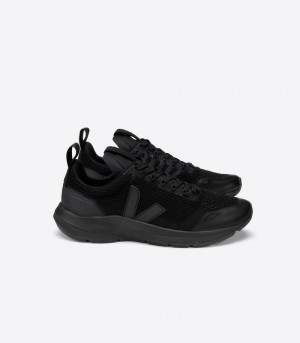 Veja Performance Runner V-knit Veja X Rick Owens Sneakers Herr Svarta | NHS37G