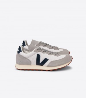 Veja Rio Branco Alveomesh Sneakers Herr Grå Vita Indigo | X3LPQ1