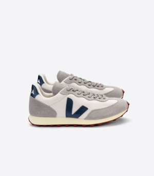 Veja Rio Branco Hexamesh Gravel Sneakers Herr Marinblå Blå Grå | MVHWDG