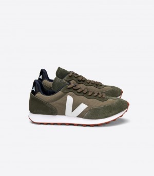Veja Rio Branco Ripstop Sneakers Dam Olivgröna Vita | FZCFP4