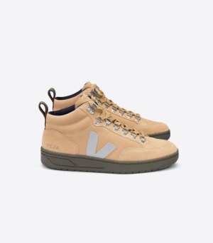 Veja Roraima Mocka Sneakers Dam Bruna Olivgröna Grå | 3443F9