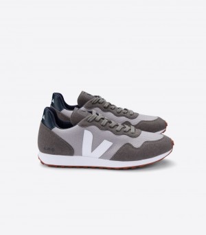 Veja Sdu B-Mesh Sneakers Dam Silver Vita Grå | SSC-6788
