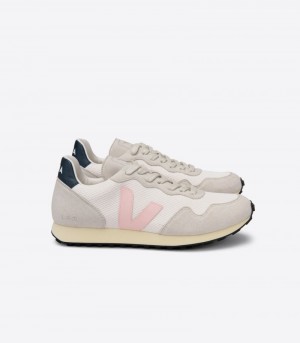 Veja Sdu REC Alveomesh Sneakers Dam Vita Beige Rosa | ILV-9865