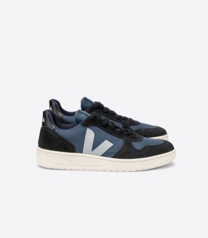 Veja V-10 Ripstop Sneakers Dam Mörkgrå Blå | LCVJH3
