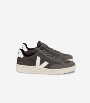 Veja V-12 B-Mesh Sneakers Dam Choklad Vita | 6K2O1A