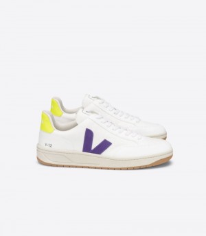 Veja V-12 B-Mesh Sneakers Dam Vita Lila | CIG0YC