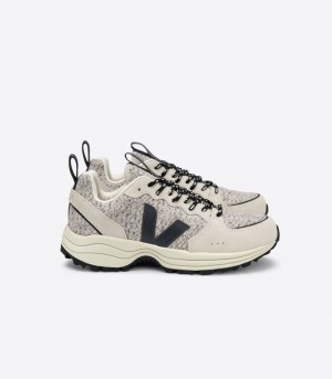 Veja Venturi Flannel Sneakers Herr Beige Svarta | 220CPI
