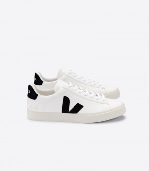 Veja Vstore Campo Sneakers Dam Vita Svarta | 75M1N8
