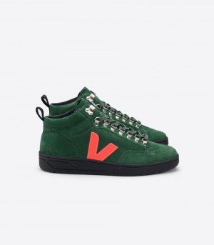 Veja Vstore Roraima Mocka Sneakers Dam Gröna Orange | TGL7C2